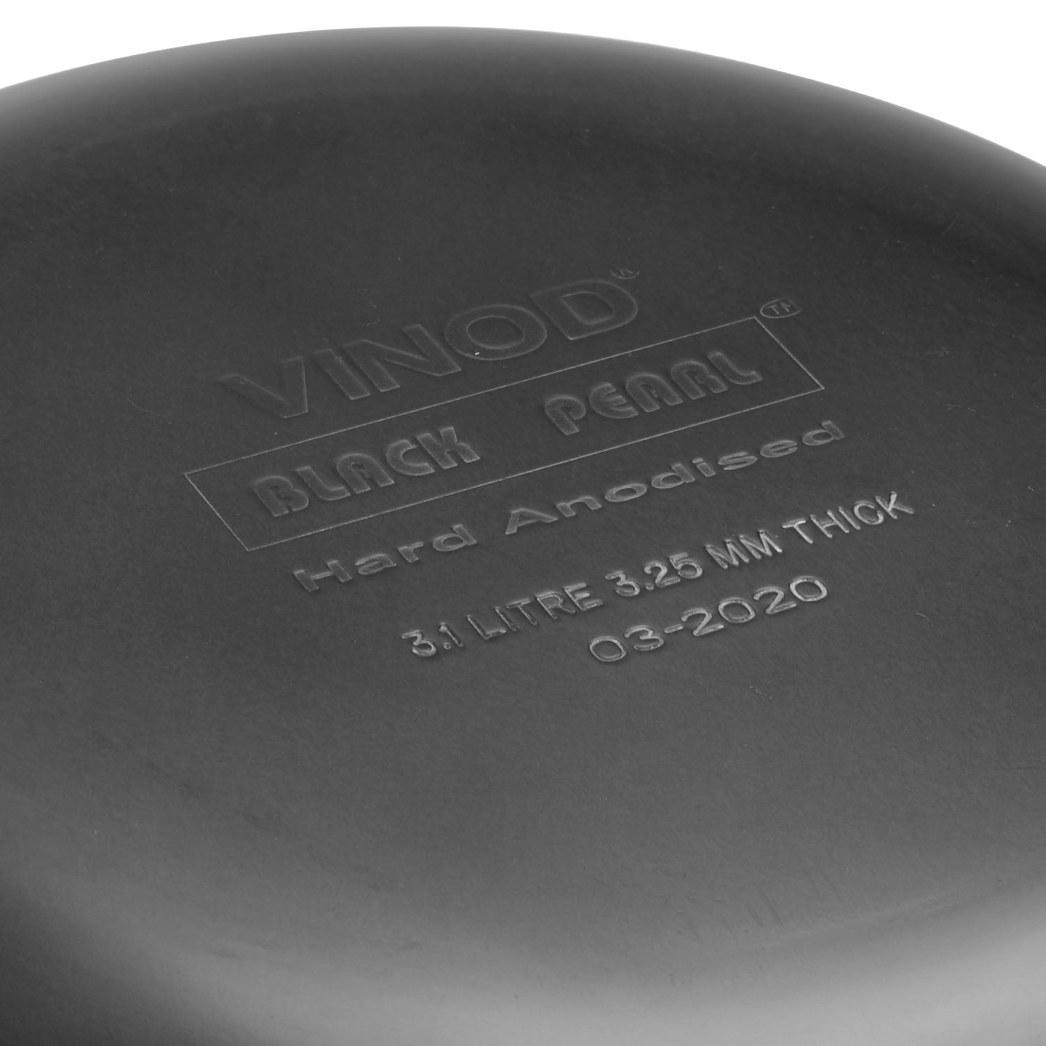 Vinod Hard Anodised Deep Kadai Without Lid