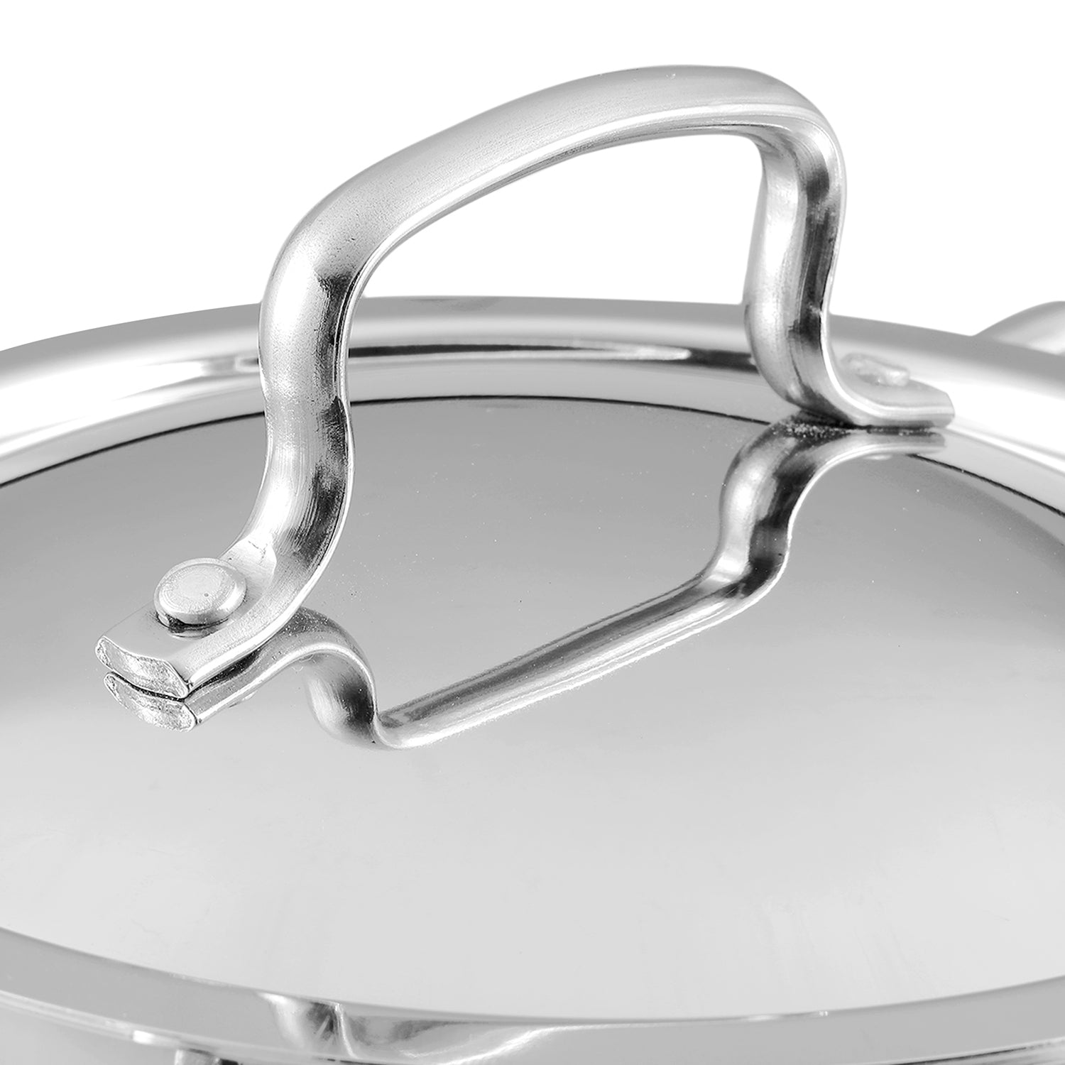 Kraft Futuretec Triply Stainless Steel Extra Deep Kadai (Induction Friendly)