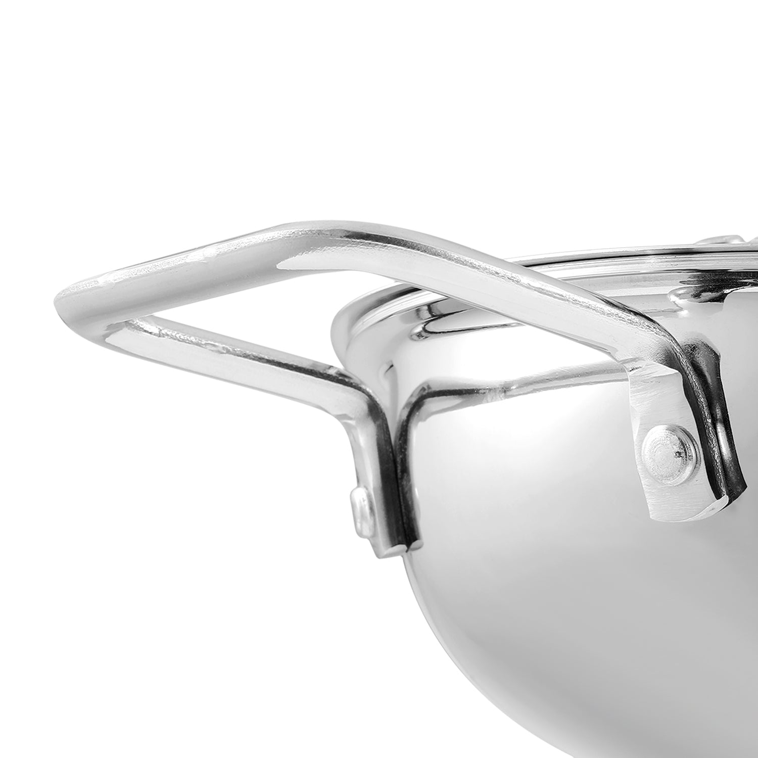 Kraft Futuretec Triply Stainless Steel Extra Deep Kadai (Induction Friendly)