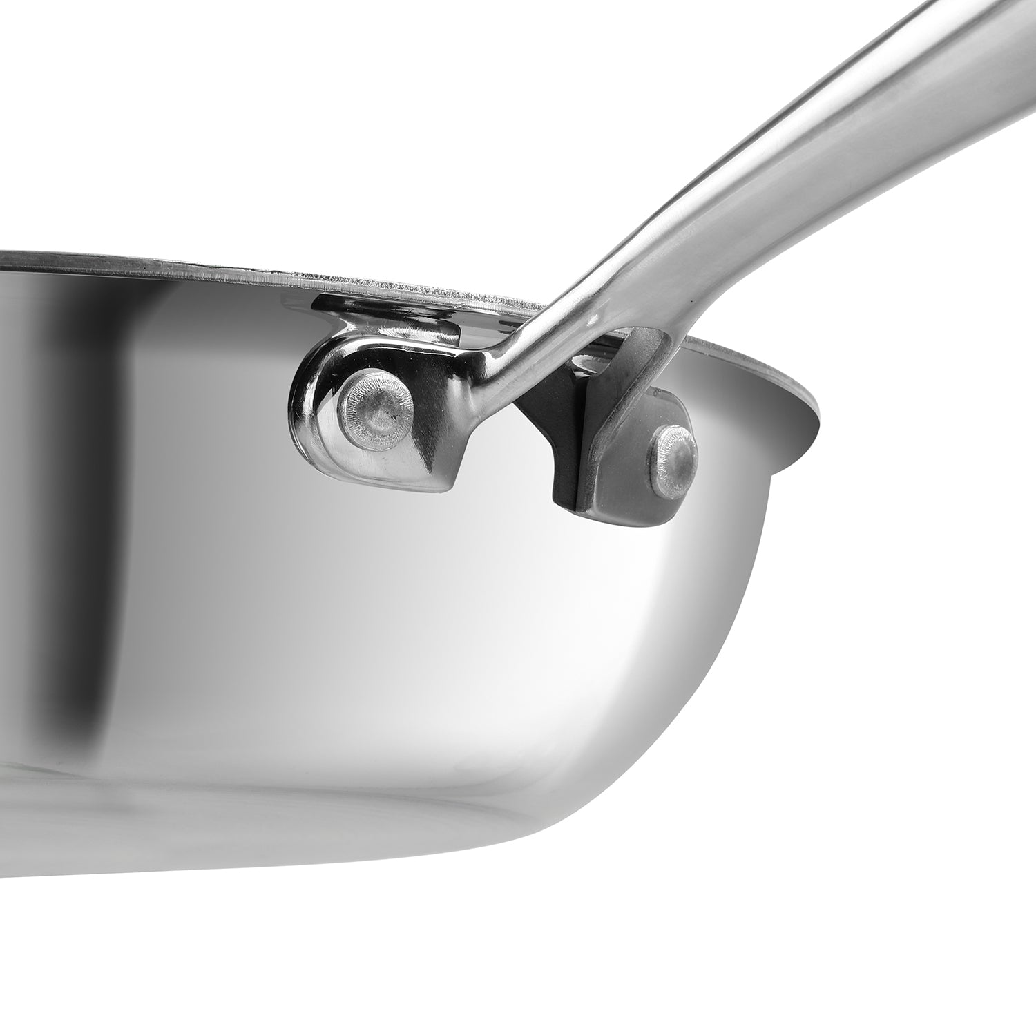Vinod Platinum Triply Stainless Steel SAS Pro Fry Pan (Induction Friendly)