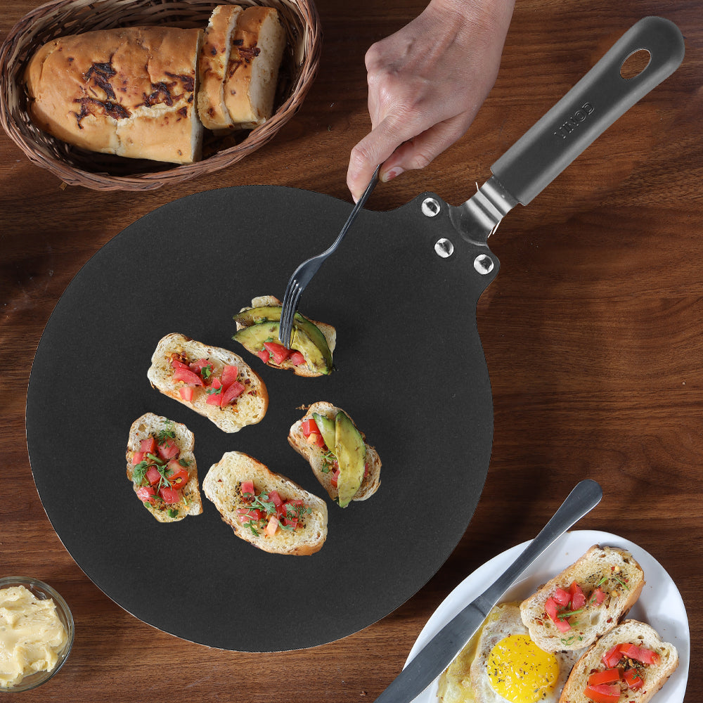 Vinod Hanos Non-Stick Flat Multi Tawa (Induction Friendly)