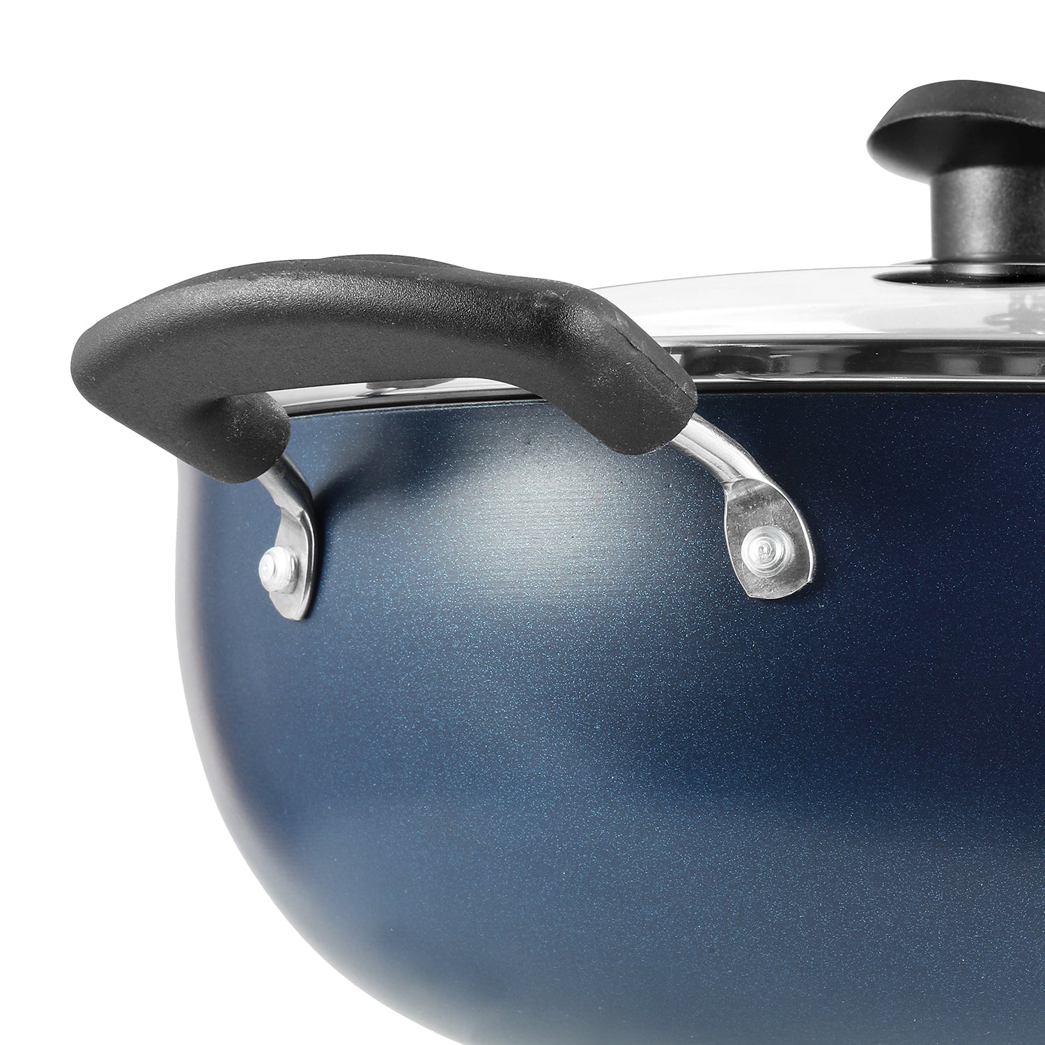 Vinod Zest Non-Stick Deep Kadai with Lid