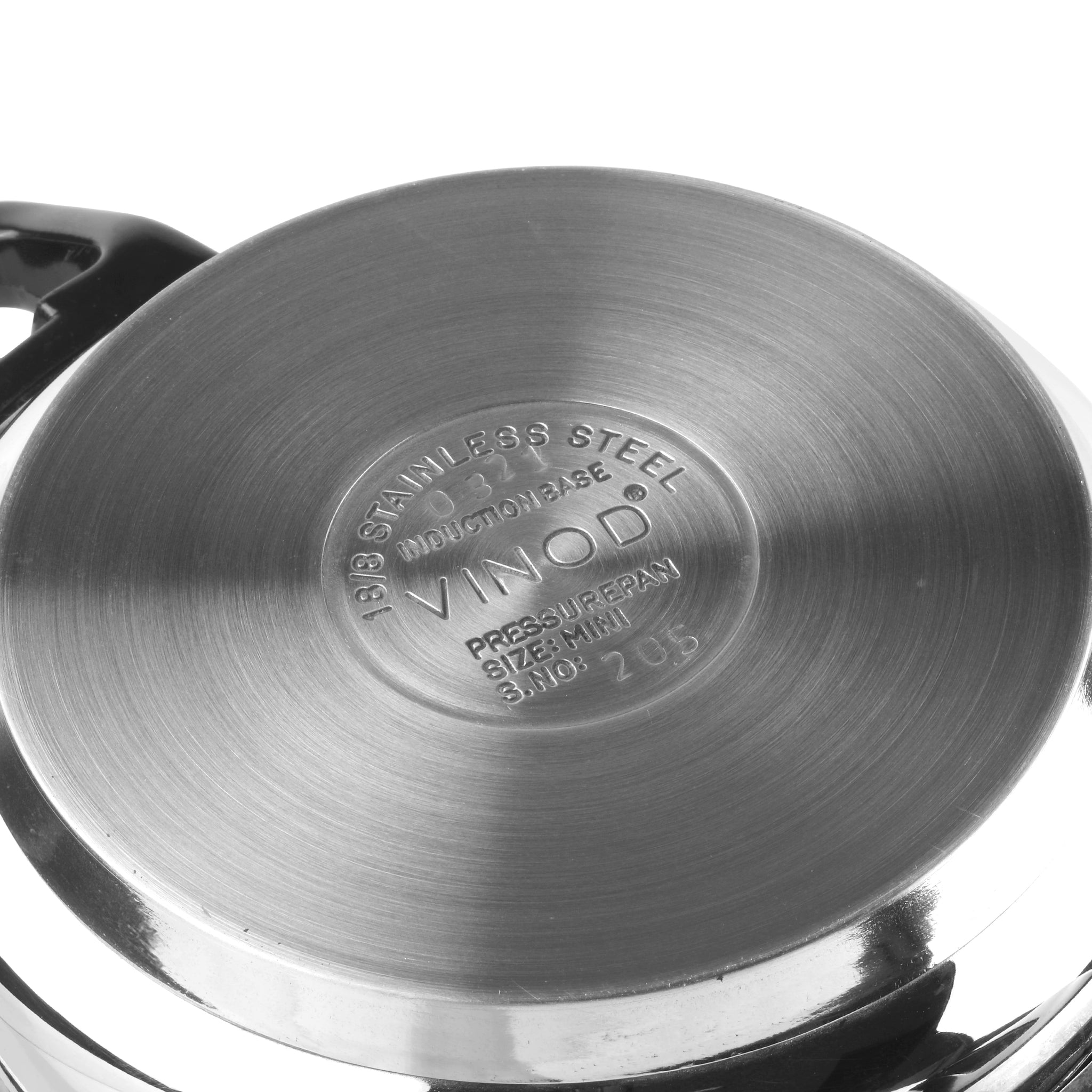 Vinod Stainless Steel Deep Pan Pressure Cooker with Lid (Induction Friendly)