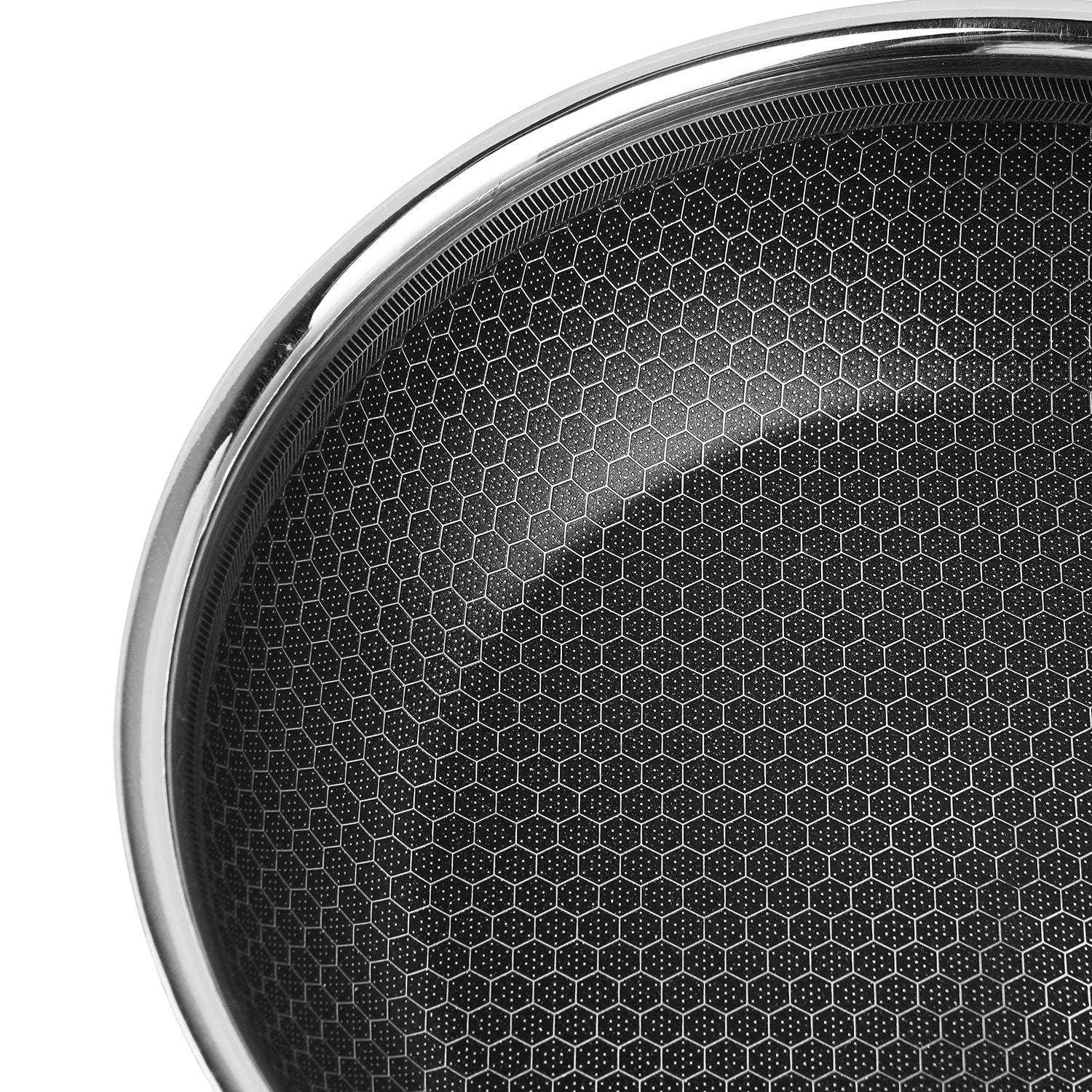 Vinod Platinum Triply Stainless Steel SAS Pro Fry Pan (Induction Friendly)